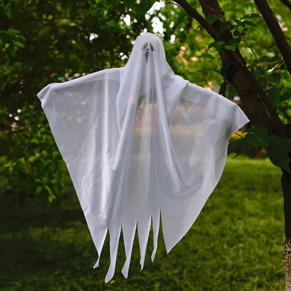 Halloween Decorations Ghost Hanging Ghost Ornament, Halloween Porch Yard Tree Decor, Seasonal Hanging Decoration, Outdoor Party Display, Holiday Home Accent