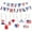 C, variant on 4Th of July Decoration Patriotic Party Swirls, Foil Swirl Independence Day Memorial Party Decorations Streamers President Day Hanging Decoration