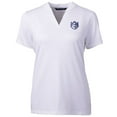 thumbnail image 2 of Women's Cutter & Buck White Saint Louis Billikens Forge Blade V-Neck Top, 2 of 3