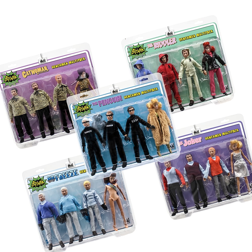 Batman Classic TV Series Action Figures The Riddler Henchman Four-Pack