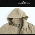 thumbnail image 3 of Chaqueta Cortavientos Chaqueta Lisa Con Capucha, 3 of 8