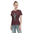 thumbnail image 4 of Women's Basic Short Sleeve T-Shirt One Piece Big Bear, 4 of 6