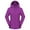 Purple, variant on MSJUHEG Womens Tops Plus Size Tops For Women Ladies Solid Hooded Slim Pocket Single Layer Outdoor Jacket Mountaineering Jacket Raincoat Windbreaker Jacket Workout Tops For Women Beige L