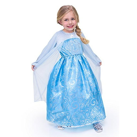 Little Adventures Traditional Ice Princess Girls Costume - Large (5-7 Yrs)