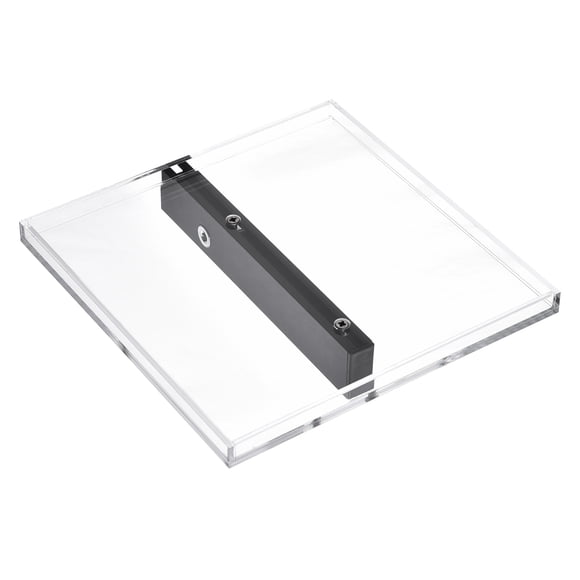 Rectangular Serving Tray for Dual Use Prize Wheel Clear Acrylic Tradeshow Party