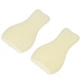 thumbnail image 4 of Herramienta de masaje con raspado facial, 2 piezas de masaje con raspado facial, placa para raspar la piel de resina, placa de masaje con raspado de resina, diseño fácil de usar, 4 of 8