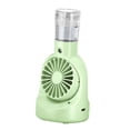 thumbnail image 4 of Ventilador nebulizador portátil de mano recargable 2 en 1, ventilador nebulizador con rociador de agua Verde, 4 of 9