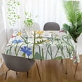 thumbnail image 6 of GZHJMY Herb Wild Flower Tablecloth, Rectangle Waterproof Washable Polyester Table Cover for Picnic Dinner Holiday Party Decor, 60 x 120 Inch, 6 of 7