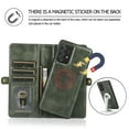 thumbnail image 7 of ELEHOLD Luxury Multi-Functional Wallet Case for Samsung Galaxy A53 5G with Card Slots Dual-Use Detachable Phone Case Magnetic Function Lanyard Shockproof Leather Case,Darkgreen, 7 of 7