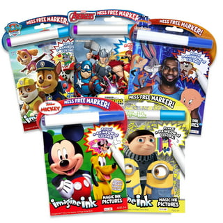 Disney Wish Coloring Book Set for Kids Ages 4-8 - Bundle with Disney Wish  Coloring Book, Wish Imagine Ink Book, Wish Play Pack, Stickers, More 