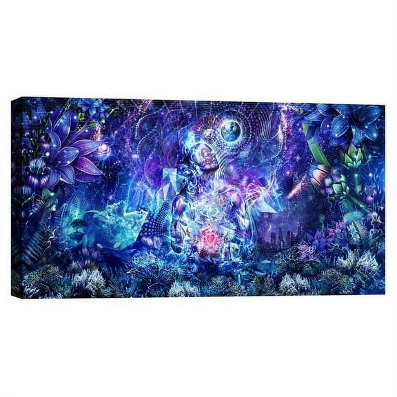 Epic Graffiti "Transcension" by Cameron Gray, Giclee Canvas Wall Art, 12"x24"