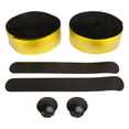 thumbnail image 2 of Bike Bar Tape Soft Bike Handlebar Carbon Fiber Pattern Shock Absorption Non Skid Strap Gradient, 2 of 8