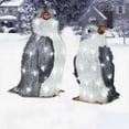 thumbnail image 4 of 3 PCS Christmas Penguin Acrylic 50 LEDs Light Up Outdoor Figurine Decor (Small), 4 of 6
