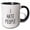 Black/White, variant on 3drose, I Hate People Typography - Sarcastic Funny Anti-social Quote Design, 11oz Mug