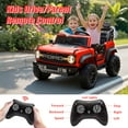 thumbnail image 3 of Ford Bronco Raptor 24V Kids Ride on Toys, Battery Powered Ride on Cars 2 Seater with Remote Control, Electric Car for Boys Girls 3-8 w/Bluetooth & LED Headlights, Red, 3 of 8