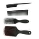 thumbnail image 3 of Juego de cepillos de paleta Sincero para desenredar cabello 4 en 1, 3 of 10