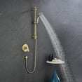 thumbnail image 2 of Slide Bar Shower Faucet Set, Shower Combo Set with Rough-in Valve, 2 of 5