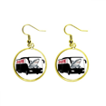 thumbnail image 1 of Ear Dangle Golden Drop Earring Jewelry Mujer Unbranded M, 1 of 3