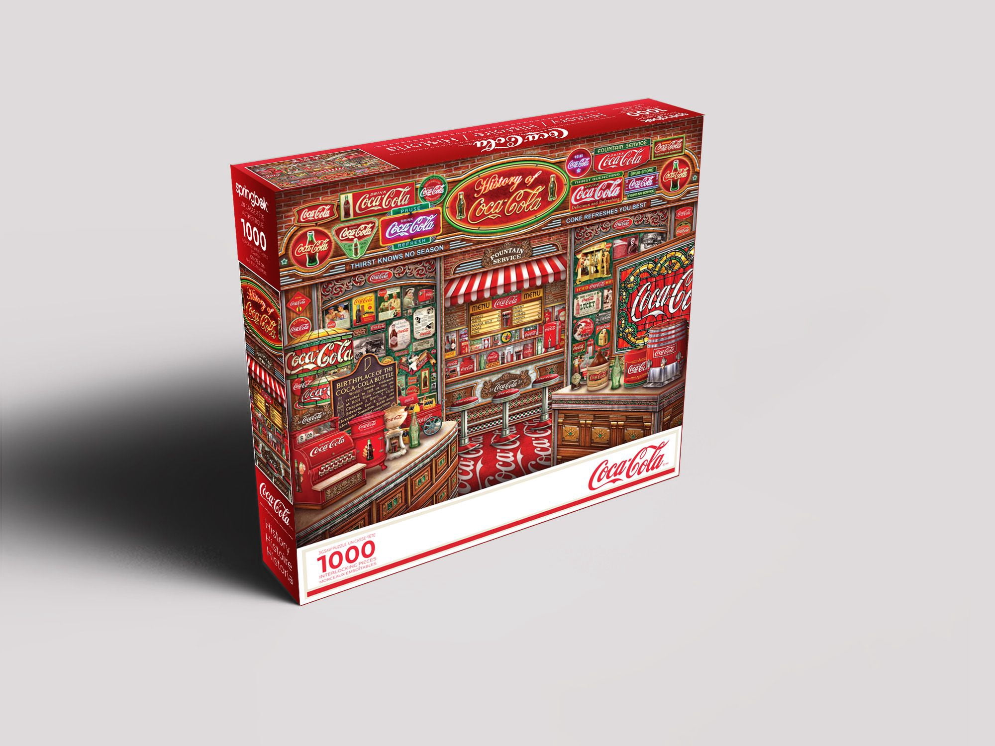 Springbok 1000 Piece History of Coca-Cola Jigsaw Puzzle for Adults