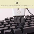 thumbnail image 4 of Cepillo de limpieza de teclado retráctil de doble cabezal, cepillo de limpieza para Monitor de ordenador con Kit de limpieza electrónica de pantalla, 3 uds., 4 of 5