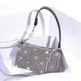 thumbnail image 2 of Bolso Hobo de diamantes para mujer, bolso de hombro de lujo, bolso de cuero PU brillante, bolso Hobo para mujer 2022 oso de fresa Electrónica, 2 of 3