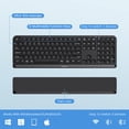 thumbnail image 3 of PHILIPS Bluetooth Keyboard and Mouse Combo - Bluetooth 2.4Ghz Wireless Keyboard and Mouse,Ergonomic Design with Palm Rest,3-Device Connectivity, 5 DP, 3 of 8