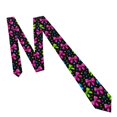 thumbnail image 4 of Men'S Tie 4.7×3.1in Is Not Easy To Deform And Fade Anti-Drift Button Design Is Easy To Take Care Of For Work Travel Daily Business Bold Neon Contemporary Ribbon Bow Pattern, 4 of 8