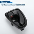 thumbnail image 4 of Mango de puerta interior del lado del conductor delantero y del lado del pasajero trasero izquierdo para Hyundai Accent 2000-2005, mango de puerta interior No.8261025000 Negro 1 Pc, 4 of 6
