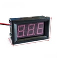 thumbnail image 1 of Cabezal de voltímetro de CC de tubo digital de 0,36 pulgadas/0,56 pulgadas, voltímetro digital LED de CC de 4,5 V a 30,0 V, pantalla digital LED, 1 of 1