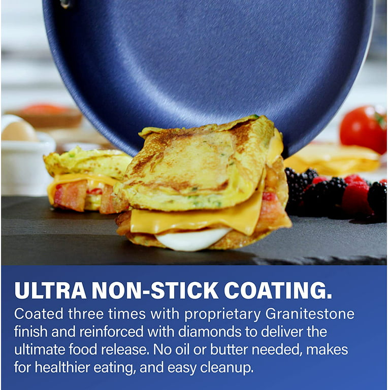  CAROTE 4-Cup Nonstick Granite Omelette Skillet - Pancake Pan  and Healthy Egg Cooker Suitable for Gas Stove & Induction Cookware: Home &  Kitchen