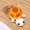 Orange, variant on Handmade Crochet Turtle Keychain, Polyester Yarn Knitted Tortoise Bag Charm Key Pendant