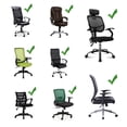 thumbnail image 3 of 500pcs New Slow Rebound Memory Foam Armrest Cushion Pad Chair Mat Elbow Rest Cover, 3 of 8