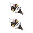 thumbnail image 3 of Sonducket Tankini estampado bohemio cintura alta Split traje de baño Push-up Bra Panty Pool Party traje de baño señora adultos Type1 NO1, 3 of 6