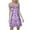 Purple, variant on Night Out Dresses for Women Sequin Sparkly Glitter Backless Dress Spaghetti Strap Ruffle Hem Swing Club Cocktail Party Gown Purple M