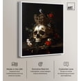 thumbnail image 2 of Skull's Legacy Canvas Gothic Art Prints by Art Remedy, White Frame, 16 x 20, 2 of 7