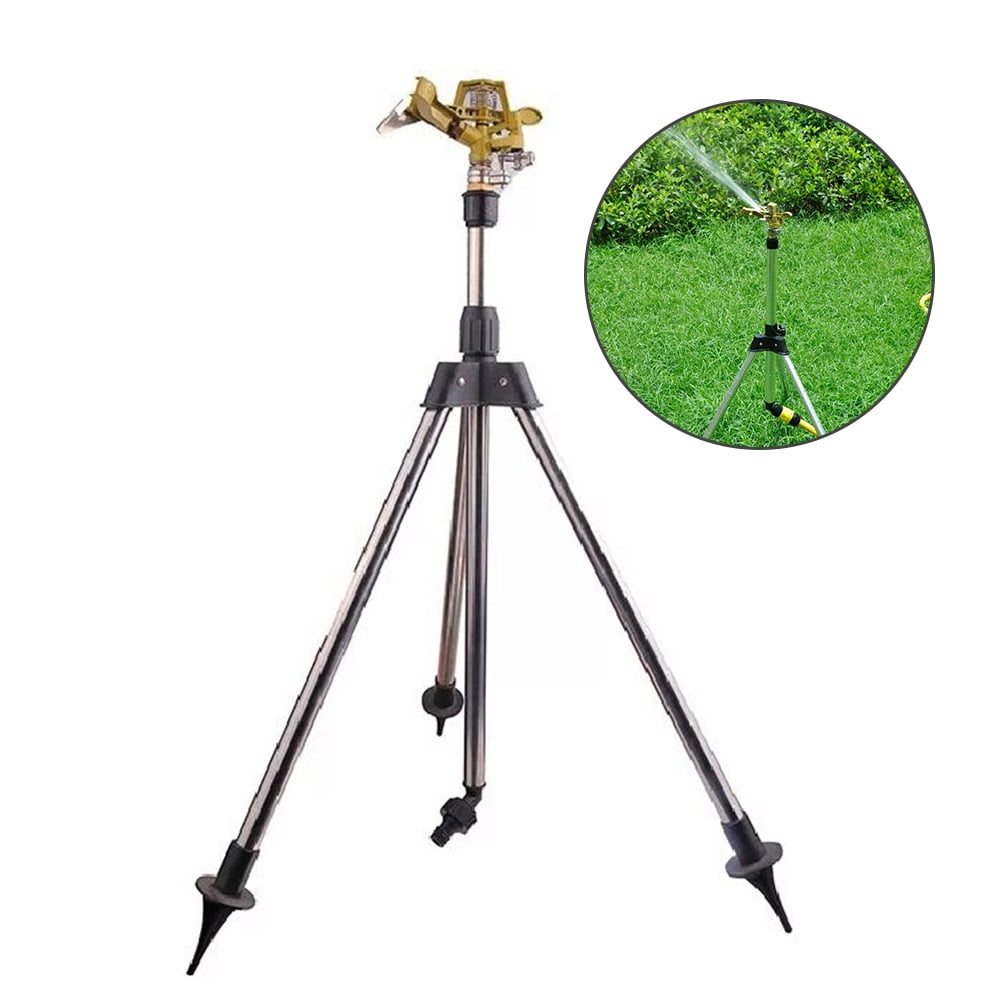 Lawn Sprinkler, Garden Plant Watering Tripod Water Sprinklers for