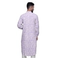 thumbnail image 4 of Atasi Kurta Décontractée Imprimée à Col Mandarin Chemise Ethnique Longue Kurta Asymétrique, 4 of 6