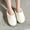 Beige, variant on uublik Fluffy Slippers for Women Memory Foam House Slippers Indoor Outdoor Cozy Plush Closed Toe House Shoes, Sky Blue