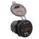 thumbnail image 2 of Adaptador de interruptor independiente del cargador de teléfono digital LED de 12V IP66 2.4A con DC12-24V rojo lineal de 23,6 pulgadas Jadeshay A, 2 of 8