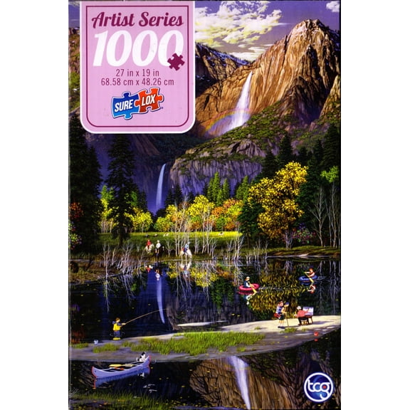 Yosemite Fall 1000 Piece Puzzle