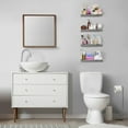 thumbnail image 3 of Sorbus Floating Shelves, Wall Shelves for Bedroom, Kitchen, Living Room, Bathroom Shelves Over The Toilet (4-Pack), 3 of 6