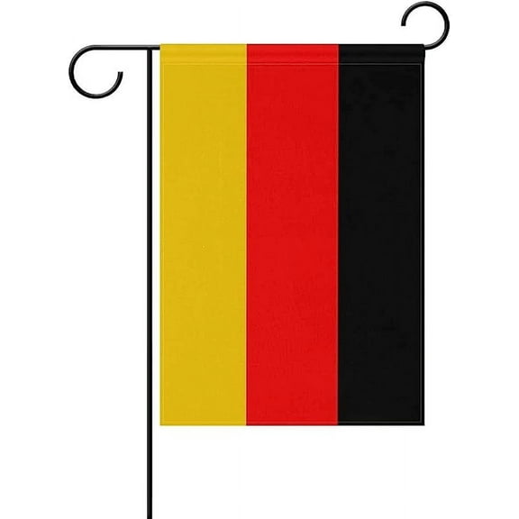 Germany Garden Flags 12 x 18 Inches Double Sided Vivid Color and Fade Proof Small British Yard Flags for Indoor and Outdoor Decorations