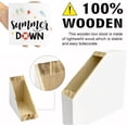 thumbnail image 4 of Zomyto 5"x5" Cute Summer Life Wood Block Signs,Summer Down Wooden Box Sign,Lake Life Farmhouse Sign Decor, 4 of 8