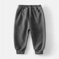 thumbnail image 4 of FAOWME Big Kids Boys Pants Elastic Waist Cartoon Print Thickened Comfortable Breathable Trousers Sweatpants For Casual Sport Wear Grey 3-4 Years, 4 of 7