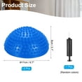 thumbnail image 2 of Uxcell Half Spiky Domes Balance Pods 6.7x3.1 Inch, Balance Trainer Dots with Hand Pump, Blue 2 Pcs, 2 of 7