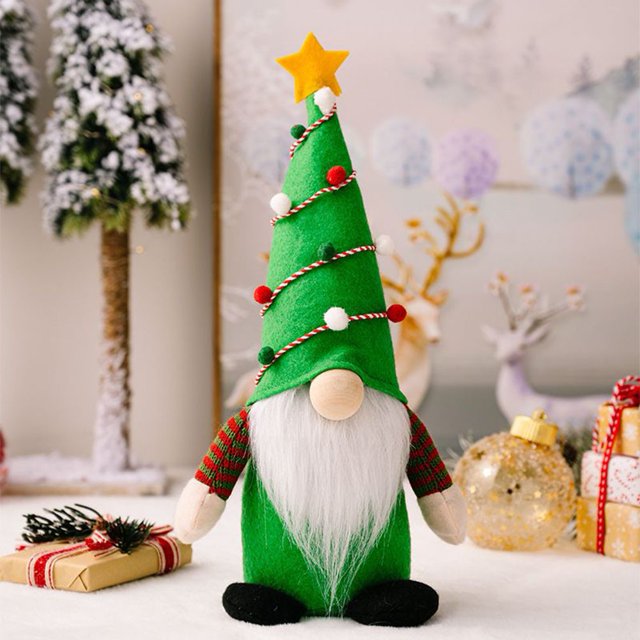 Grinchmas Christmas Gonk Gnome Decoration Gift Ornament 33Cm Tomte Faceless Doll