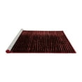 thumbnail image 2 of Ahgly Company Machine Washable Indoor Round Abstract Red Modern Area Rugs, 7' Round, 2 of 4