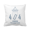 thumbnail image 1 of Programmer 404 Error Not Found Throw Pillow Sleeping Sofa Cushion Cover, 1 of 3