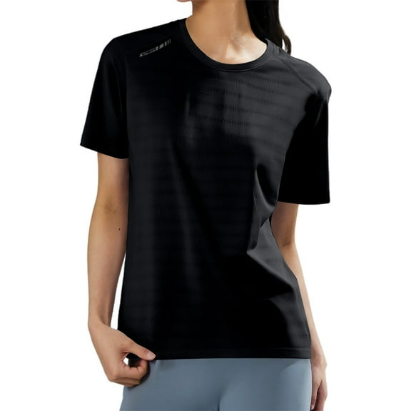 Women’s Ice Silk T-Shirt for Sports - Breathable, Lightweight, Quick-Dry, for Running, Fitness and Outdoors