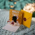 thumbnail image 6 of Christmas Cards 4.3X4.3Inch Small Up Card with Envelopes Stickers 3D Cute Holiday Greeting Cards Santa Snowman Reindeer Xmas Tree Christmas Cards for Kids丨B, 6 of 7